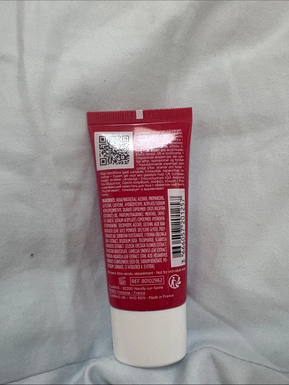 Clarins Body Fit Active Skin Smoothing Expert - White & Pink 1 oz